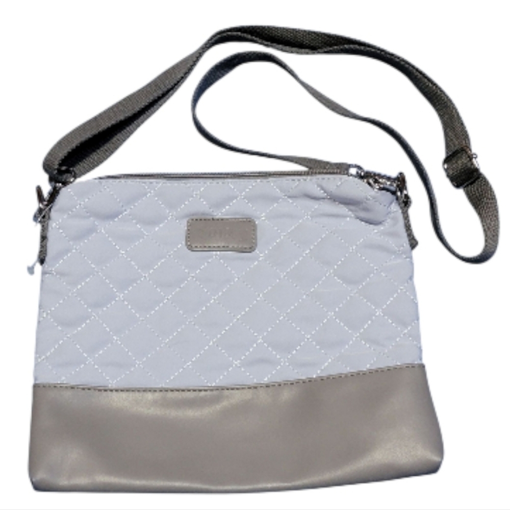 STUERY Blue & Gray Crossbody Bag